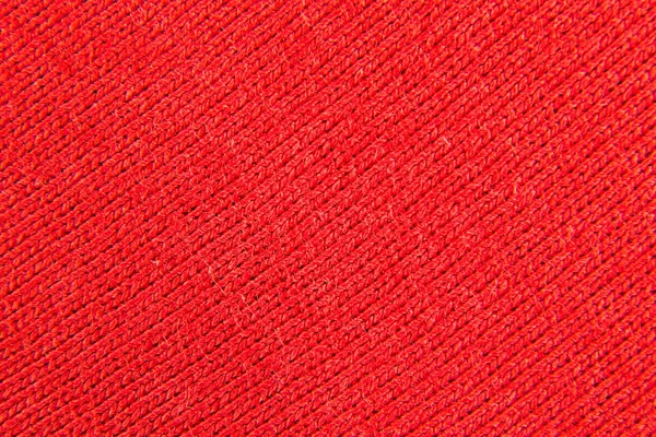 Image Fond Tissu Couleur Rouge Tissage Gros Plan — Photo