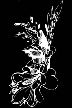 vektör görüntü güzel çiçek arka plan