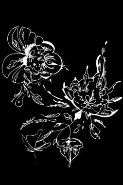 bir vektör görüntü güzel çiçek arka plan