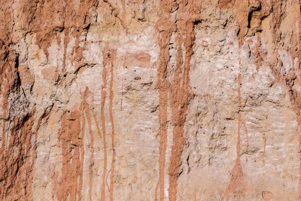 Afbeelding Van Een Natuurlijke Achtergrond Van Kleigrond Afgesneden Van Kust — Stockfoto