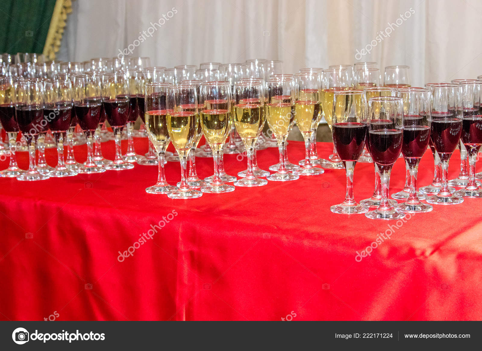 Image Glasses White Red Wine Tablecloth Stock Photo Artex67 Image Glasses White Red Wine Tablecloth Stock Photo