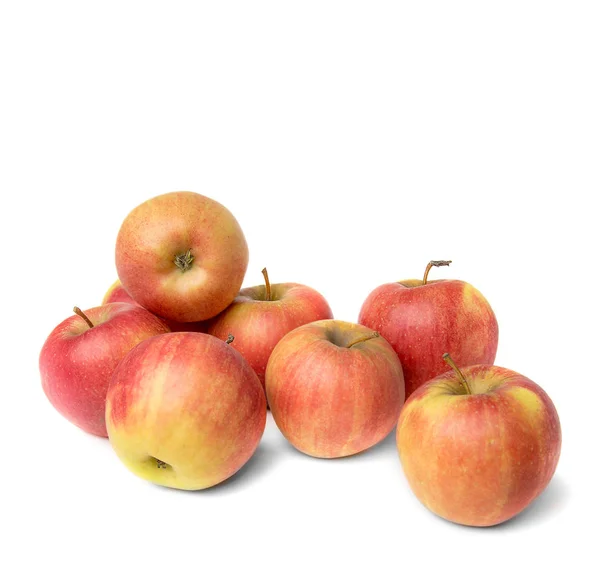 Obrázek Ovoce Červená Jablka Bílém Pozadí — Stock fotografie