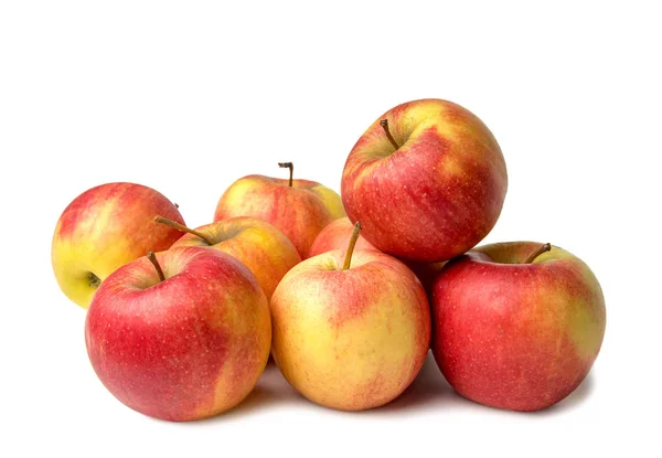 Image Fruit Red Apples White Background — Stock Photo, Image