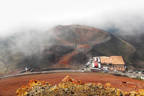 Silvestri Unterer Krater Des Vulkans Ätna Sizilien Italien — Stockfoto
