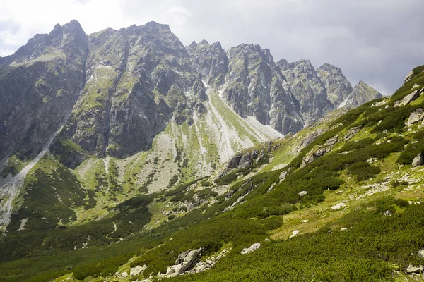 Bela Paisagem Parque Nacional High Tatras Vysoke Tatry Eslováquia — Fotografia de Stock
