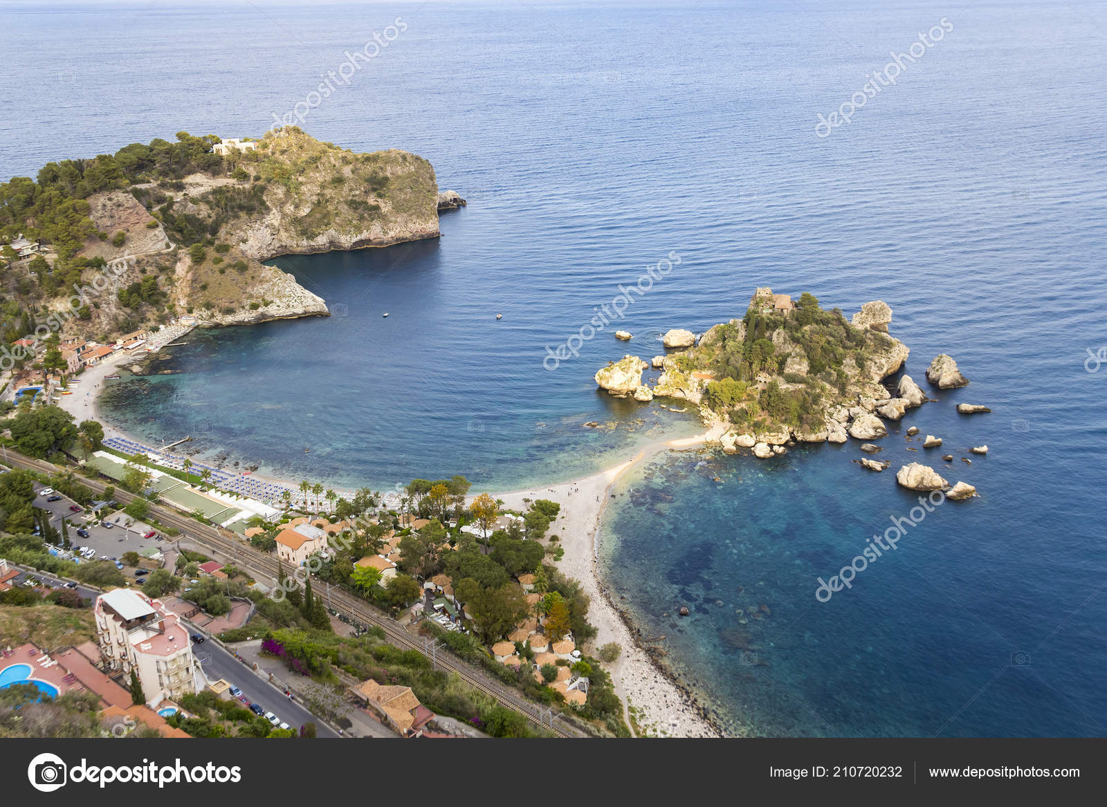 Isola Isola Bella Belle Spiagge Taormina Sicilia Italia