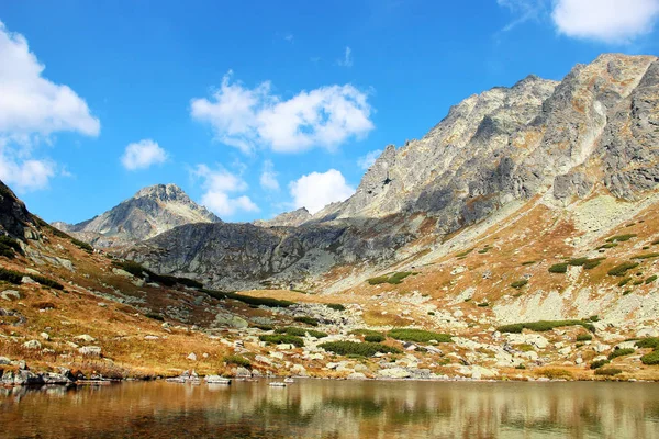 Pleso Nad Skokom Πανέμορφη Λίμνη Στην Κοιλάδα Mlynicka High Tatras — Φωτογραφία Αρχείου