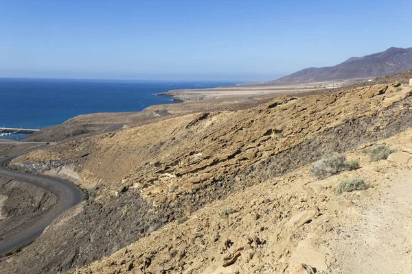 Kust Van Fuerteventura Buurt Van Morro Jable Jandia Canarische Eilanden — Stockfoto