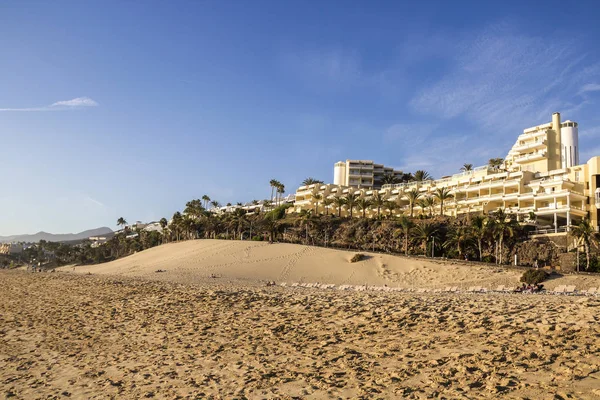 Pláži Morro Jable, Fuerteventura, Kanárské ostrovy — Stock fotografie