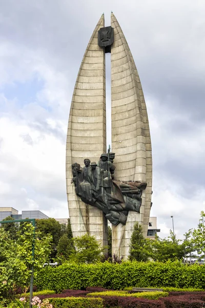 Monumento à Ação Revolucionária em Rzeszow, Polônia — Fotografia de Stock