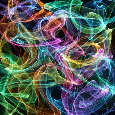 Soyut renkli grafik desen açık renkli oluşturulan