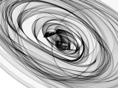 Soyut oluşturulmuş siyah beyaz desen arkaplanı