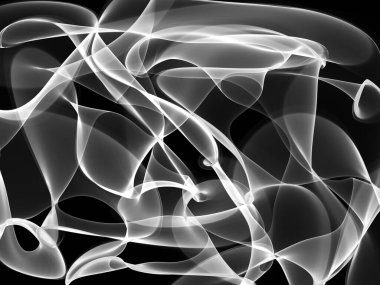 Soyut oluşturulmuş siyah beyaz desen arkaplanı