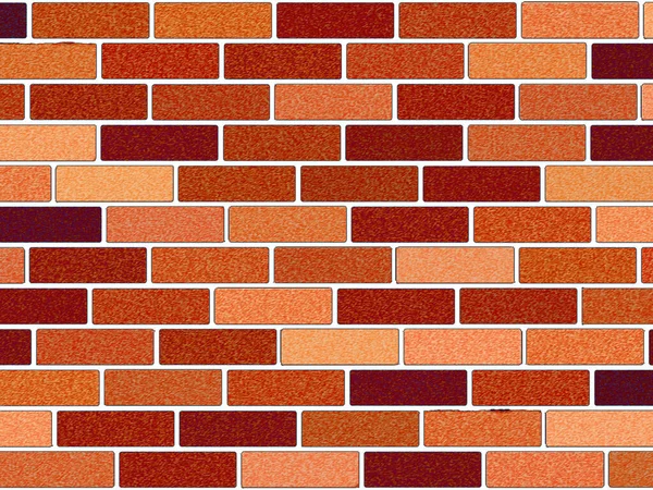 Abstract Generated Red Brick Wall Surface Background — Stock Photo, Image