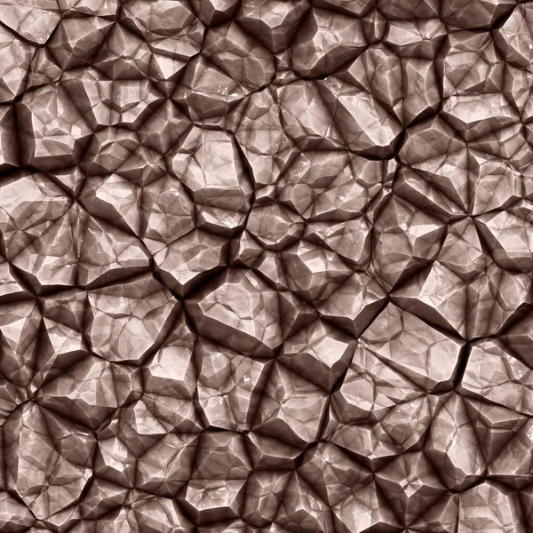 Abstraktní Vygenerovaný Povrch Kamenného Krystalu Pro Pozadí Design — Stock fotografie