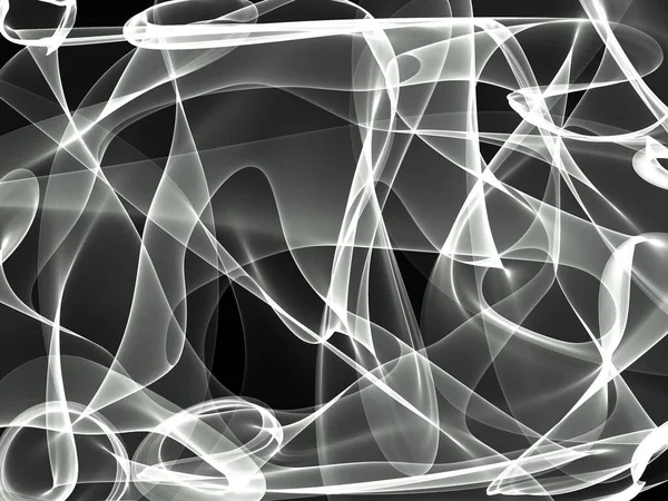 Abstraktní Generované Černobílé Vzor Pozadí — Stock fotografie