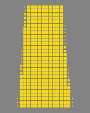 Saskatchewan doğru harita