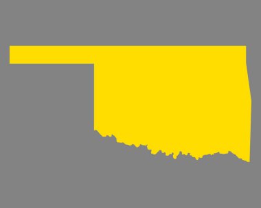 Oklahoma doğru Haritası
