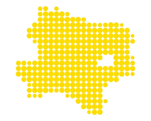 Carte Basse Autriche — Image vectorielle