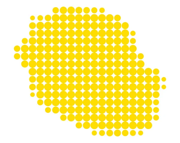 Carte Réunion — Image vectorielle