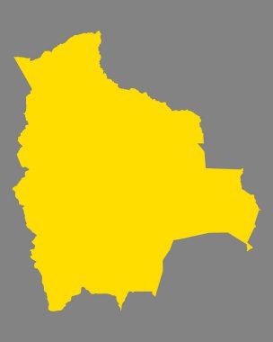 Doğru Bolivya Haritası