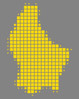 Doğru Lüksemburg Haritası