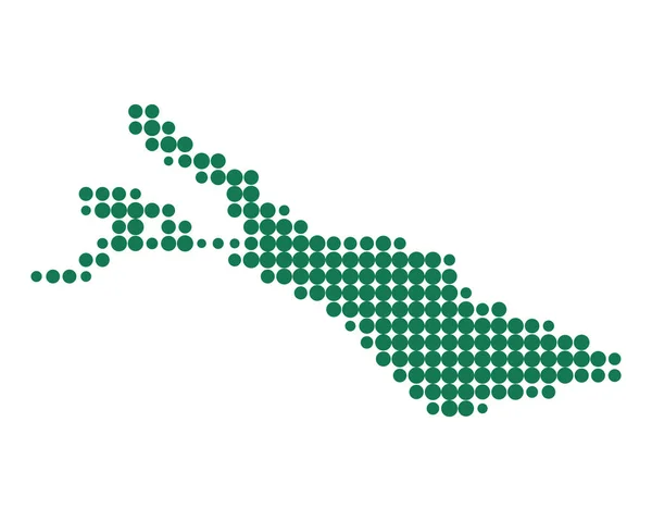 Carte Lac Constance — Image vectorielle