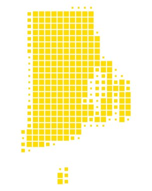 Rhode Adası haritası