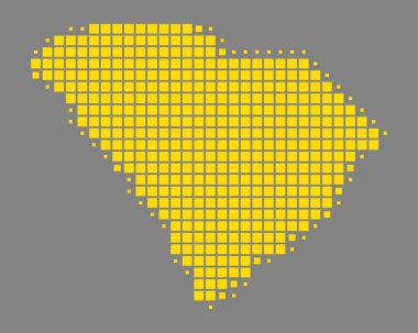 Güney Carolina Haritası