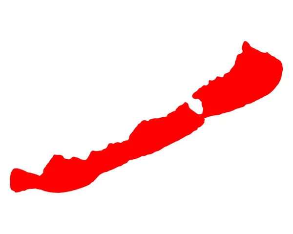 Carte Lac Balaton — Image vectorielle