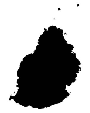 Doğru Mauritius Haritası