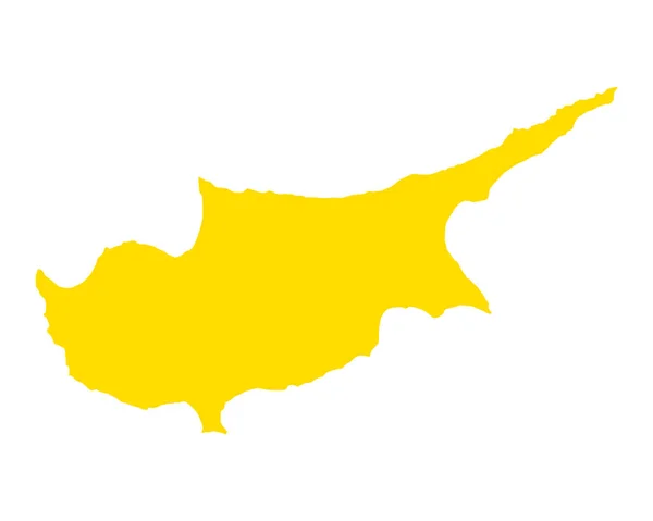 Accurate Map Cyprus — Stock Vector