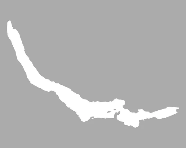 Mapa Lago Zurique —  Vetores de Stock