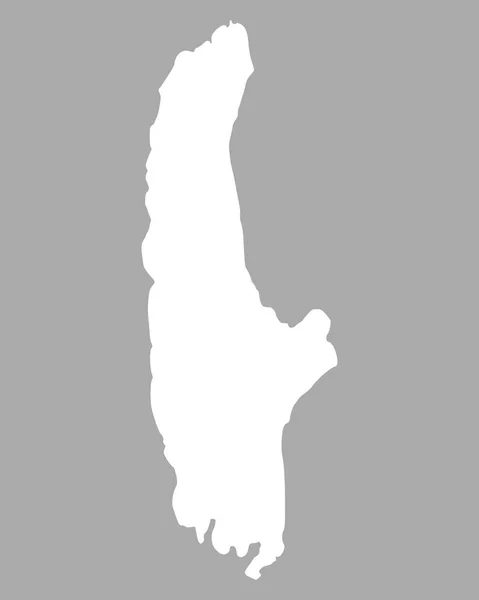 Карта Озера Аммерзее — стоковый вектор