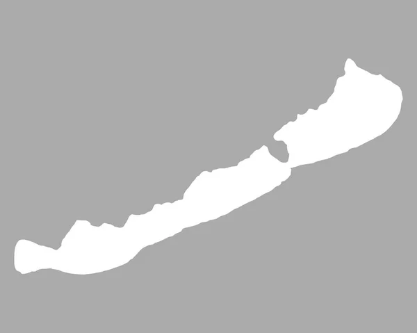 Mappa Del Lago Balaton — Vettoriale Stock