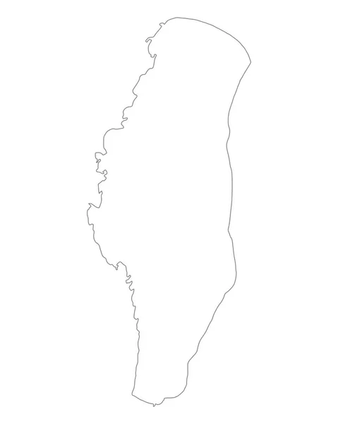 Karte Von Lake Winnebago — Stockvektor