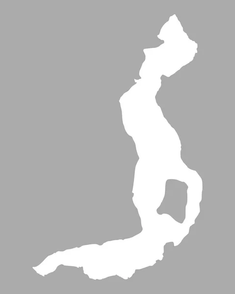 Iseo Gölü Haritası — Stok Vektör