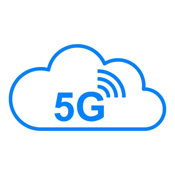 5G无线和云 — 图库矢量图片