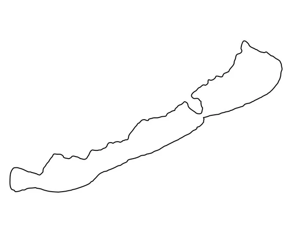 O mapa de Lake Balaton —  Vetores de Stock