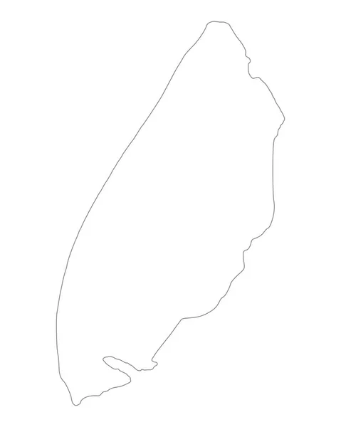 Přesná mapa Texel — Stockový vektor