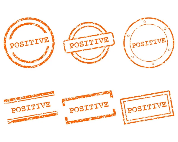 Timbres positifs — Image vectorielle