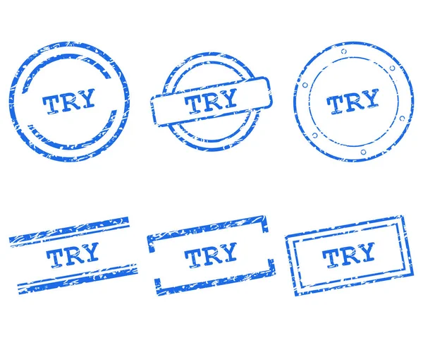 Try stamps — Stock Vector