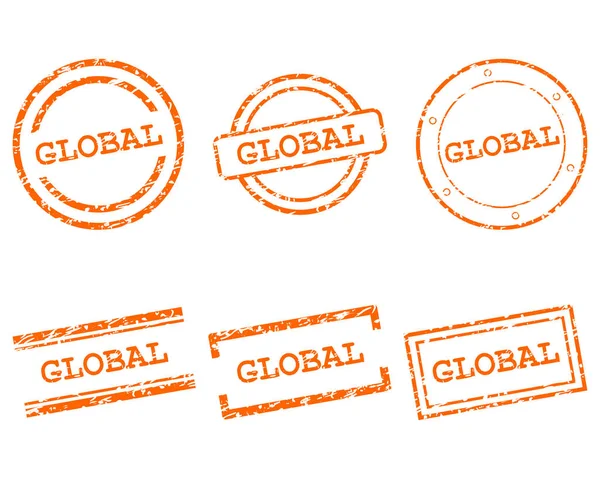 全球邮票 — 图库矢量图片