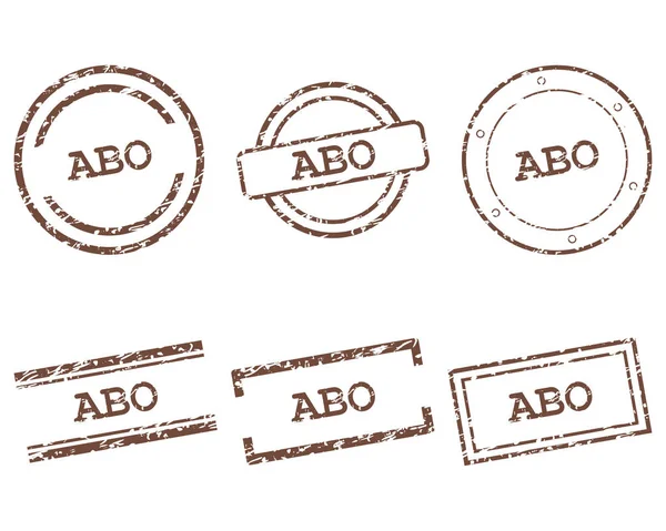 Abo sellos — Archivo Imágenes Vectoriales