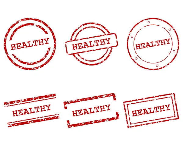 Healthy stamps — Stock Vector