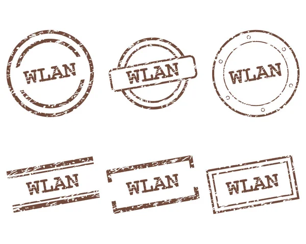 WLAN штампів — стоковий вектор