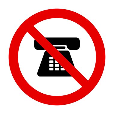 Telefon ve yasak işareti