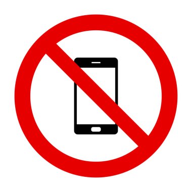 Smartphone ve yasak işareti