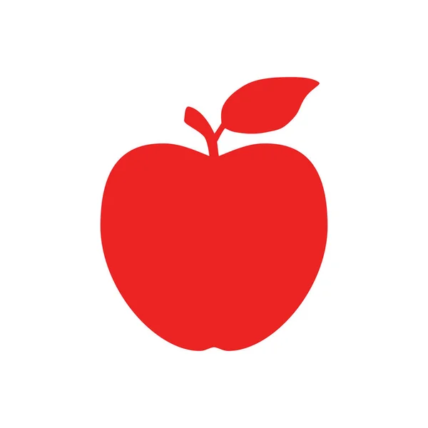 Apfel und Hintergrund — Stockvektor