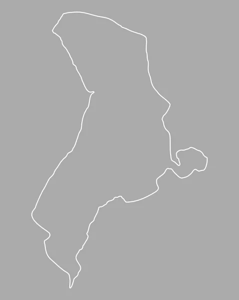 Karte von Utah Lake — Stockvektor
